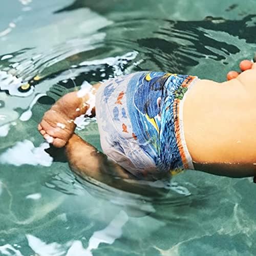 Male plivačke pelene za jednokratnu upotrebu – Ultra meke i izdržljive pelene za plivanje za plažu, bazen – slatke plivačke pantalone