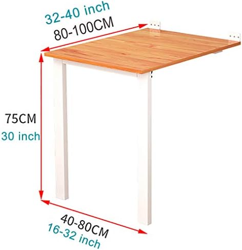 HORV nevidljivi stol za ručavanje zidni stol sklopivi stol plutajući kuhinjski zid trpezarijski stol kreativne aktivnosti zidni stol