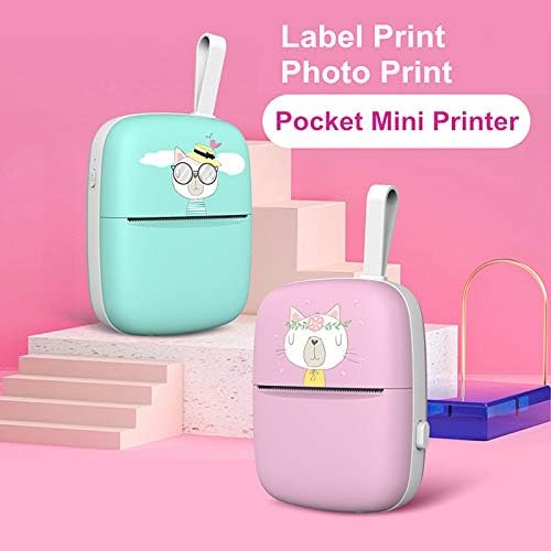 N / prijenosni Mini Bt Printer Thermal Label Printer za pogrešno pitanje Photo Memo Termal Printing Student Pocket Printer