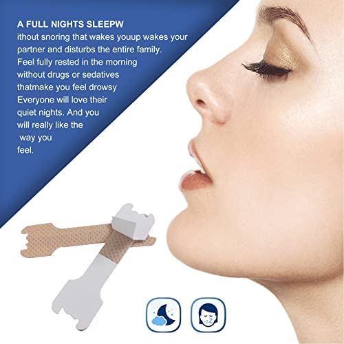 Sleep AIMS trake za usta, 100pcs nosna traka Smanjite Sprečite disanje usta promovirajte zakrpe za nos za spavanje za odrasle muškarca