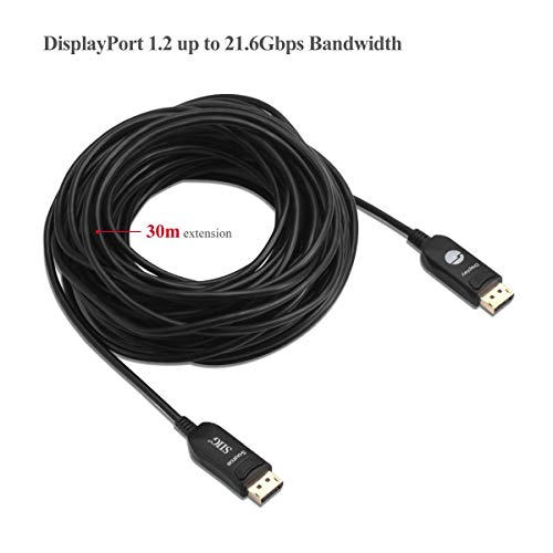 SIIG vlakna optička diskonija za DisplayPort kabel 4k 1.2 aktivni optički kabl - 98 ft