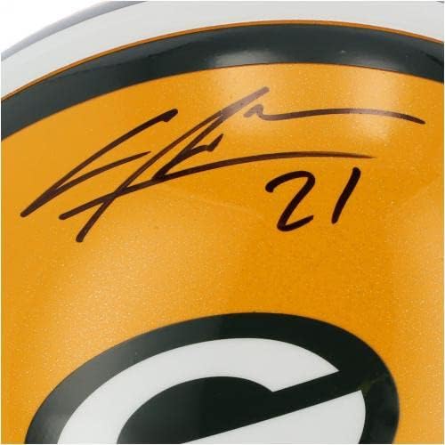 Charles Woodson Green Bay Packers Autographed Riddell replica kaciga-autographed NFL kacige