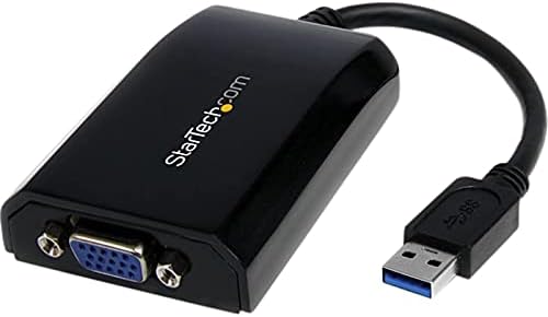 Starch.com USB do VGA adaptera - 1920x1200 - Vanjska video i grafička kartica - Dvostruki monitor - podržava Mac & Windows i ogledalo