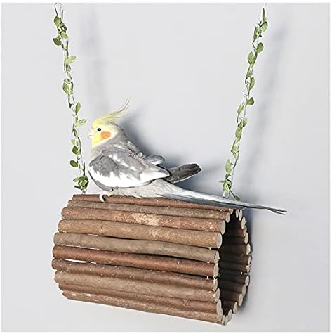 Xiaoheshop Flight Bird Cage Kit Bird Cage Lived's New Home Home Home House, igračke za ptice, Papagajnog igračaka, ljuljačka prstena