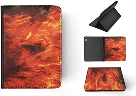 Crvena vatrena plamena Teksturna slika Flip tablet poklopac kućišta za Apple iPad Mini