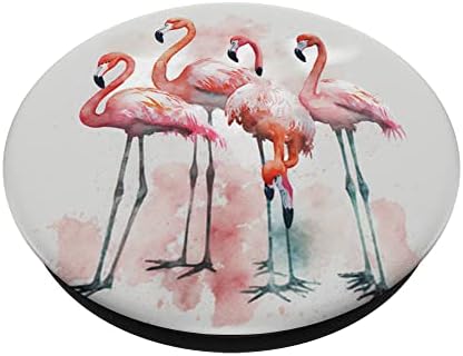 Vodenicolor Pink Flamingo uzorak ptica životinjski popsockets zavariv popgrip