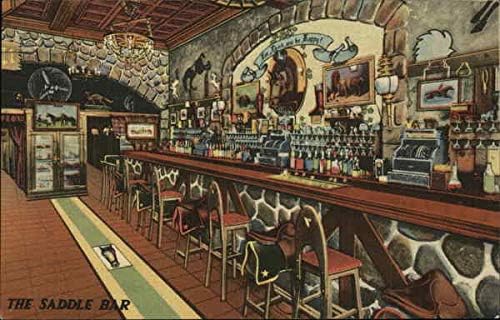 Saddle Bar - Jack Delaney's New York, New York NY originalna antička razglednica