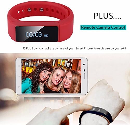 Iwown I5 Plus pametna narukvica Sportska narukvica za praćenje narukvica za fitnes narukvica I5plus Bluetooth Passometer podsjetnik