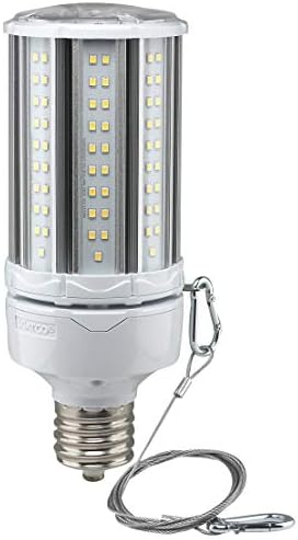 Satco s39394 / 04 Hi-Pro LED lampa od kukuruza visokog lumena, HID-zamjena, 100-277v, 5000K, 54 Vata / EX39 baza, 4 pakovanja