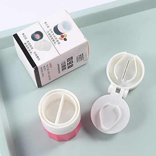 Doitool 2pcs prenosiva kutija za sečenje pilula pogodan držač za medicinske razdjelnike razdjelnik lijekova za Kućna putovanja Pink