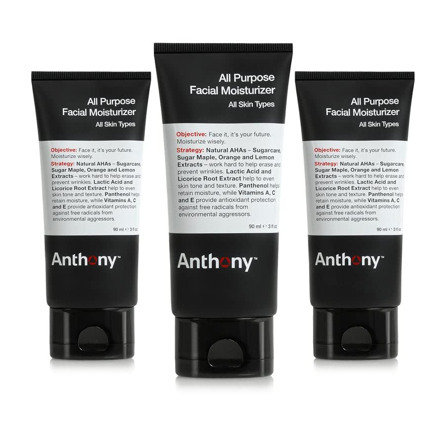 Anthony univerzalna hidratantna krema za lice – muški hidratantni losion za suhu kožu – lagana, nekomedogena Formula protiv starenja-3