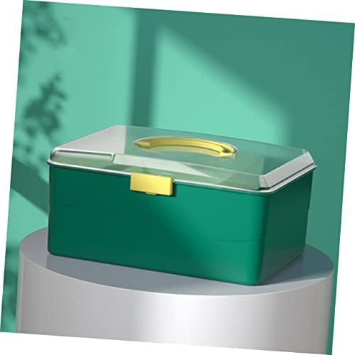 Doitool 1pc kutija plastična pohranu lijekova za makeup Organiser Portable kutija za skladištenje kutija za skladištenje kutija za