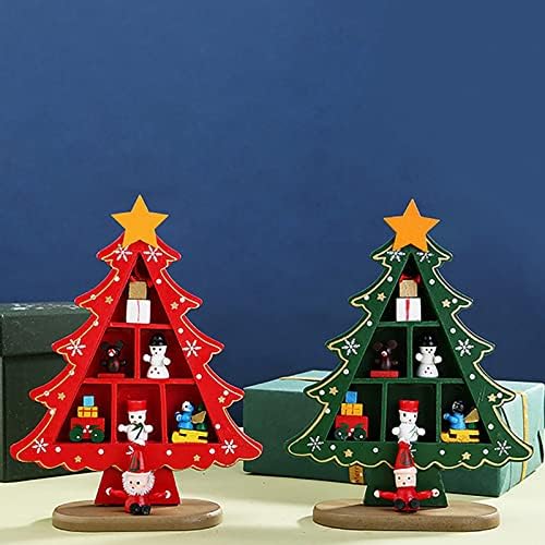 Xios božićni ukras 2022 božićno drvo božićno drvce mini božićno drvsko ukrasi tržnog centra Hotel božićni ukrasi božićne drveće ukrase