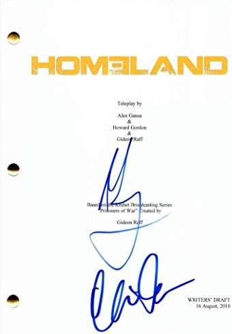 Mandy Patinkin i Claire Danes bacani autogram - domovina puna pilot skripta - Hugh Dancy, Damian Lewis, Rurtert Friend, F Murray Abraham,