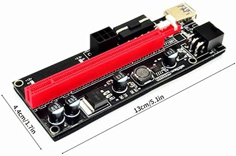 Konektori USB 3.0 PCI-e RISER VER 009S Express 1x 4x 8x 16x Extender Riser adapterska karta SATA 15Pin do 6-polnog kabla za napajanje