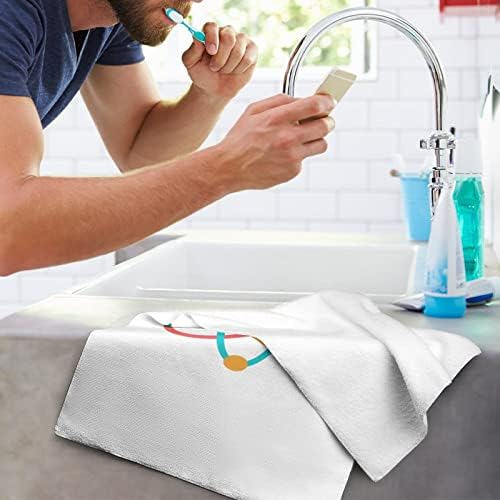 Za buduće naučnike ručnici ručnika za pranje lica i tijela, mekano krpe za pranje sa slatkim tiskanim za kupatilo Kuhinjski hotel