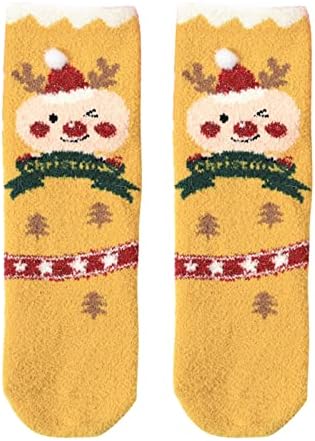 Božić čarape za žene zabava šareni pamuk Holiday čarape Funny novost Crew čarape Sretan Božić snjegović zima čarape za trčanje
