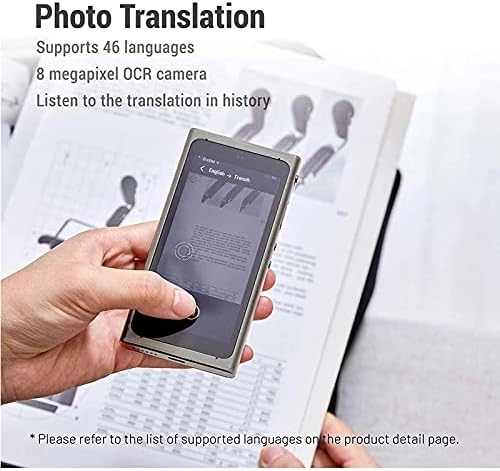 DLOETT AI Prevodilac diktafon više jezika transkripcija prijevod fotografija tumačenje WiFi
