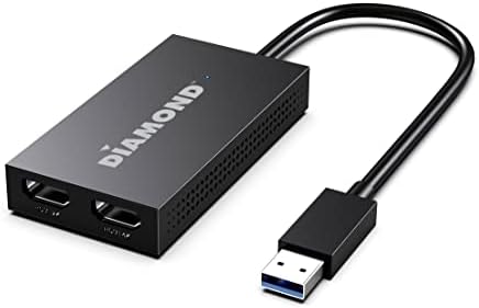 Diamond Multimedia Uga USB 3.0 / 2.0 Dual HDMI Ultra HD 4K / 2K 3840 X 2160 USB tip A 3.0 i tip C 3.1 u HDMI video grafički adapter,