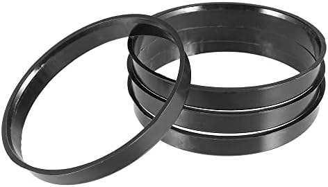 Acropix 73,1 mm do 59,6 mm Univerzalni centar za automobile Centrični prstenovi crni - pakovanje od 4