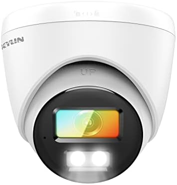 VIKYLIN 5MP Poe sigurnosna IP kamera Plug and Play Hikvision NVR, kamera za nadzor noćnog vida u punoj boji sa objektivom od 2,8 mm,