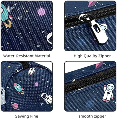 Svemirske zvijezde planete sa raketama pernica Studentska Kancelarijska torbica torba sa patentnim zatvaračem torba za šminkanje kozmetička
