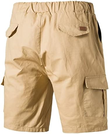 Muški teretni kratke hlače, muški casual crtača teretna kratke hlače Ležerne modne pune boje multi džepne hlače