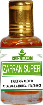 Pure bilja Zafran SUPER ATTAR bez alkohola za Unisex, pogodan za prilike, stranke & svakodnevno koristi 100ml
