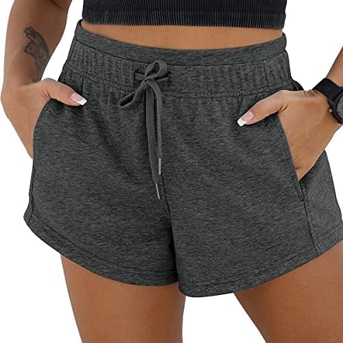Ljetne kratke hlače za žene Casual High struk Lounge Comfy Hratke Workout Trčanje Tenis Hraštači Holiday Comfy Loose Teret Hotsas