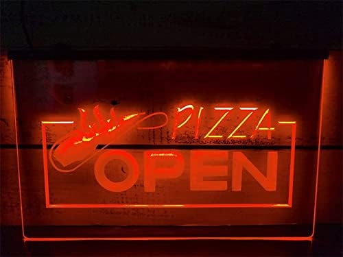 DVTel Pizza Neon potpisao sa LED modeliranjem svjetlosne svjetlosne slova natpitni akrilni panel Neon Dekorativna svjetlost, 40x30cm