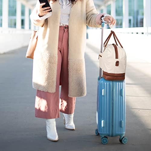 Konelia Weekender torbe za žene platnene putne torbe sa pretincem za cipele preko noći torba za nošenje torbe za putovanja / posao