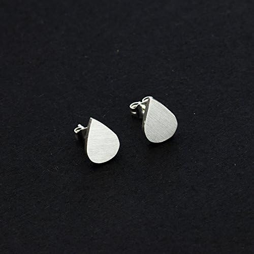 T3Store Classic Water Drop Geometrijske Naušnice Klinovi Muškarci Žene Materijal Pendientes-Posrebreni-20632