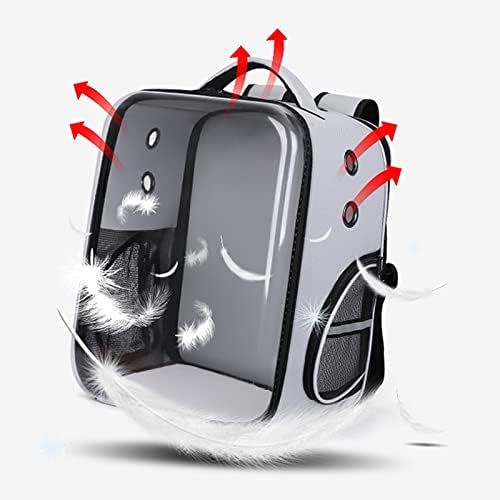 Gretd ruksak za kućne ljubimce kvadratne vanjske torbe za nošenje putne torbe za kućne ljubimce prozračne prozirne dvostruke torbe