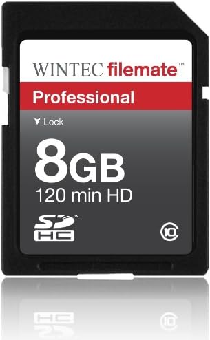 8GB Klasa 10 SDHC tim velike brzine memorijska kartica 20MB / sec.najbrža kartica na tržištu za Panasonic SDR-S70 seriju SDR-T50K