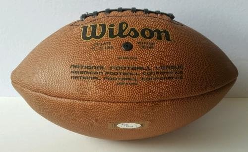Russell Wilson potpisao je službeni Wilson NFL Game Fudbal JSA - AUTOGREMENT Fudbal