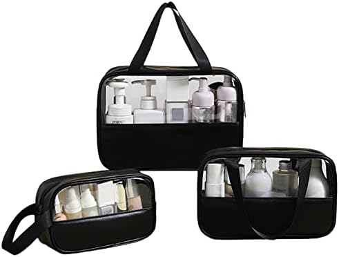 Surblue toaletna torba za žene Clear Cosmetics Bag viseća toaletna torba za muškarce vodootporne torbe za šminkanje za putovanja Transparent