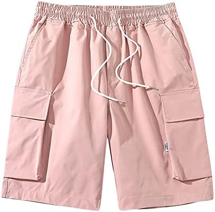 Ymosrh muške kratke hlače Ljetni teretni kratke hlače labave povremene multi-džepne kratke hlače za muškarce