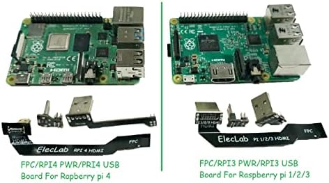 ElecLab Raspberry Pi ekran osetljiv na dodir 7 inčni HDMI kapacitivni LCD ekran 1024x600 RS232 / RS485 nosač zvučnika za Raspberry