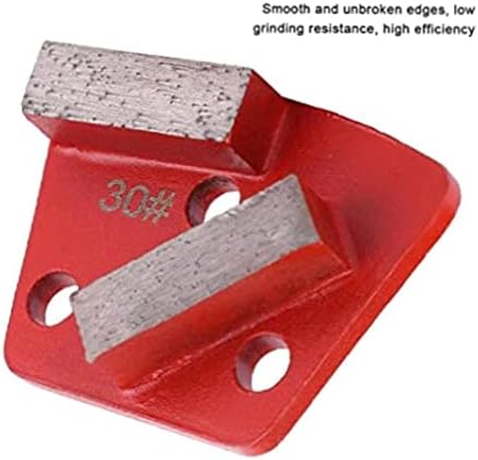 3pcs trapezoidni dijamantski podlozi za podlogu za podlogu za beton za betonsku brusilicu 30 Grit za agresivno brušenje i dobru