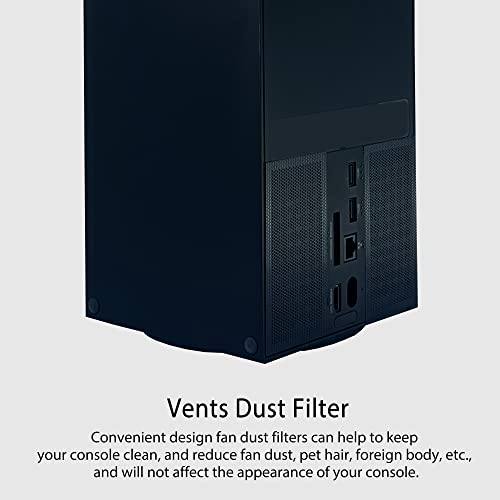 Poklopac za filtriranje prašine za Xbox seriju X DoBewingDelou ABS plastični nosač i 4 PVC mrežice Podesite poklopac filtra za prašinu