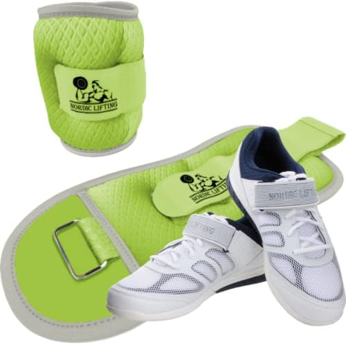Zglobovi za ručni zglob 1lb - Zeleni snop sa cipelama Vedž Veličina 8.5 - Bijela