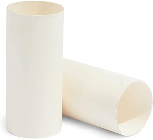 Bijele kartonske cijevi za obrta, DIY CRAFT papir rola