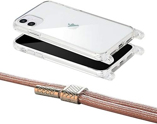 N / H Clear futrola za iPhone 11Pro, iPhone 11PRO slučaj sa križnim remerom podesivim remen za vrat otporan na udarce za iPhone 11Pro