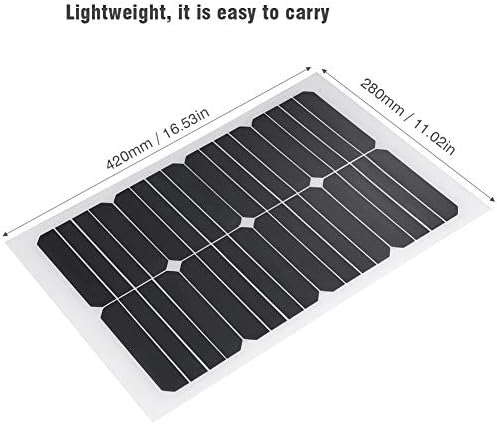 Vifemify prijenosni fleksibilni solarni Panel 20w komplet modula punjač za baterije sa Sun Power čipom vodootporan sistem male snage