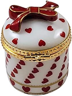 Kutija za srce za srce - Budite moji valentine - Limoges Box Autentična porculanska figurica iz Francuske