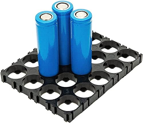 JUTAGOSSS litijumskih ćelija Spacer Jednostruka držač baterije nosač 26650 nosač baterije 26,4 mm rupa Dia za DIY fiksnu bateriju