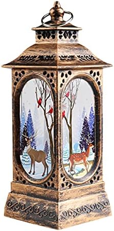 Božić Desktop Vjetar fenjer ukras slatka crtani starac snjegović uzorak noćno svjetlo za kućni odmor ukras