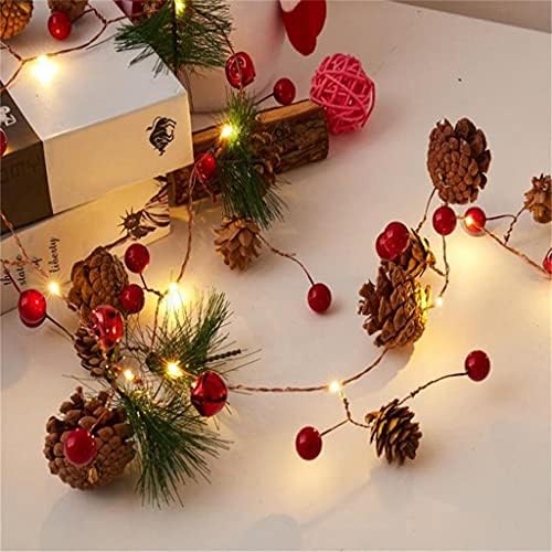 SHYPT 2m 20 Led bakarna žica borova konus Led svjetlo Božić ukrasi za dom božićno drvo ukras