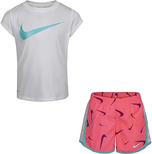 Nike Girl's Graphic Print majica i kratke hlače 2 komada set
