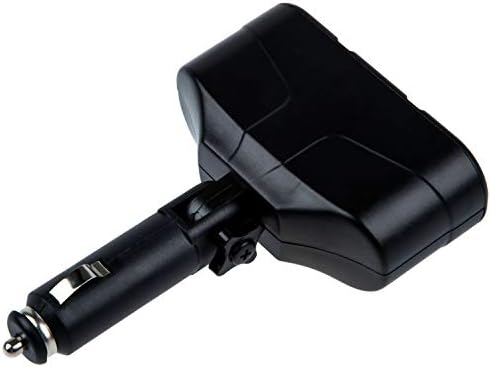 Crni 3-Smjerni auto auto upaljač za cigarete - DC Adapter za punjač 12V-razdjelnik utičnice